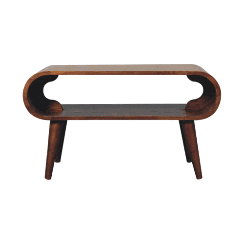 Open Chestnut Coffee Table - Artisan Furniture - Flyclothing LLC