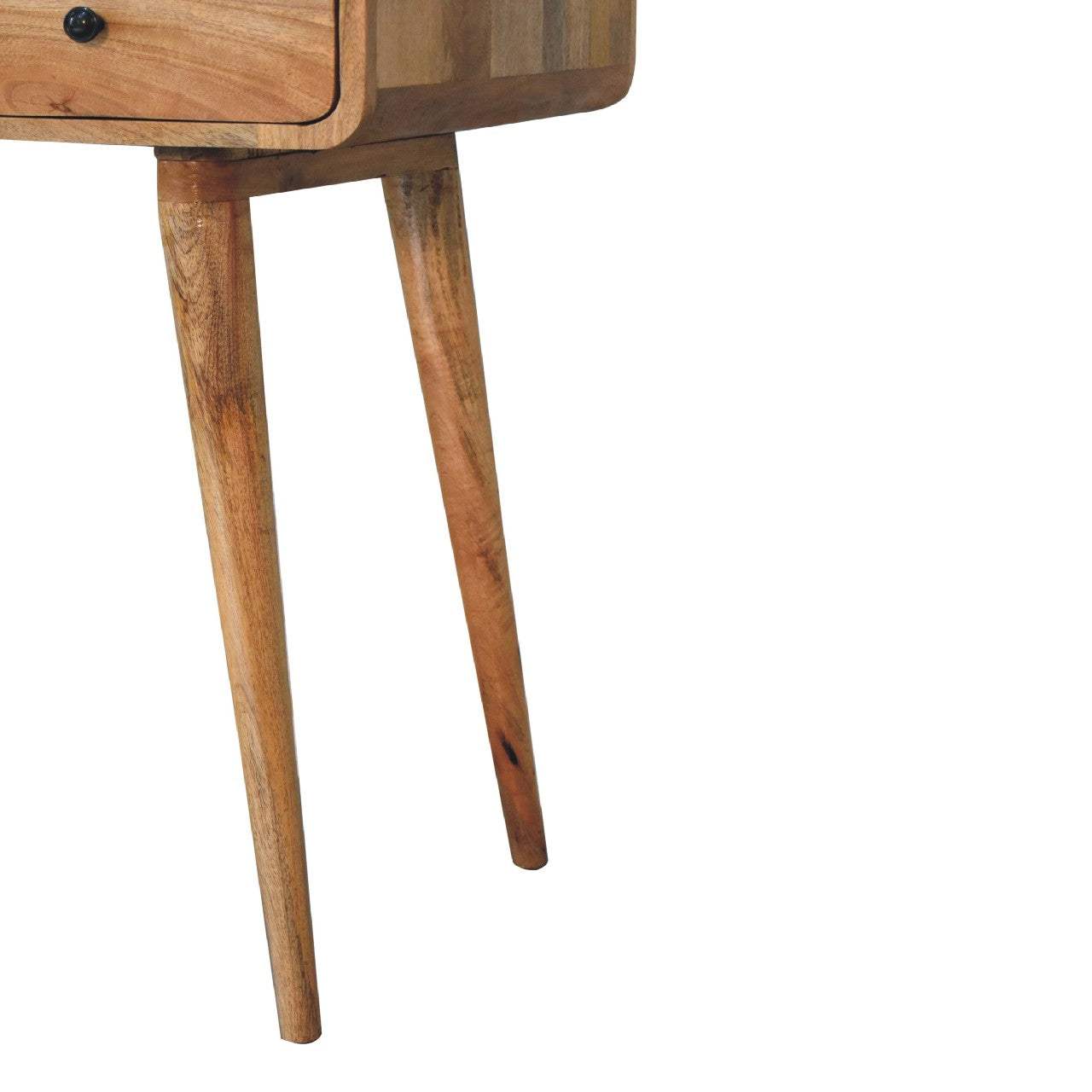 Curved Oak-ish Writing Desk - Artisan Furniture - Flyclothing LLC