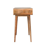Curved Oak-ish Writing Desk - Artisan Furniture - Flyclothing LLC