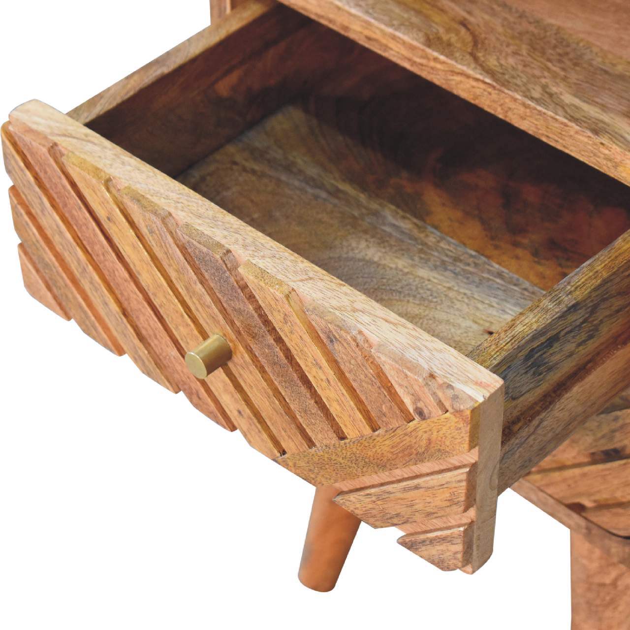 Mini Lille Curved Bedside - Artisan Furniture - Flyclothing LLC