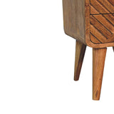 Mini Lille Curved Bedside - Artisan Furniture - Flyclothing LLC