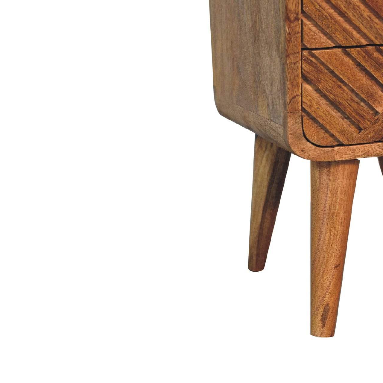 Mini Lille Curved Bedside - Artisan Furniture - Flyclothing LLC