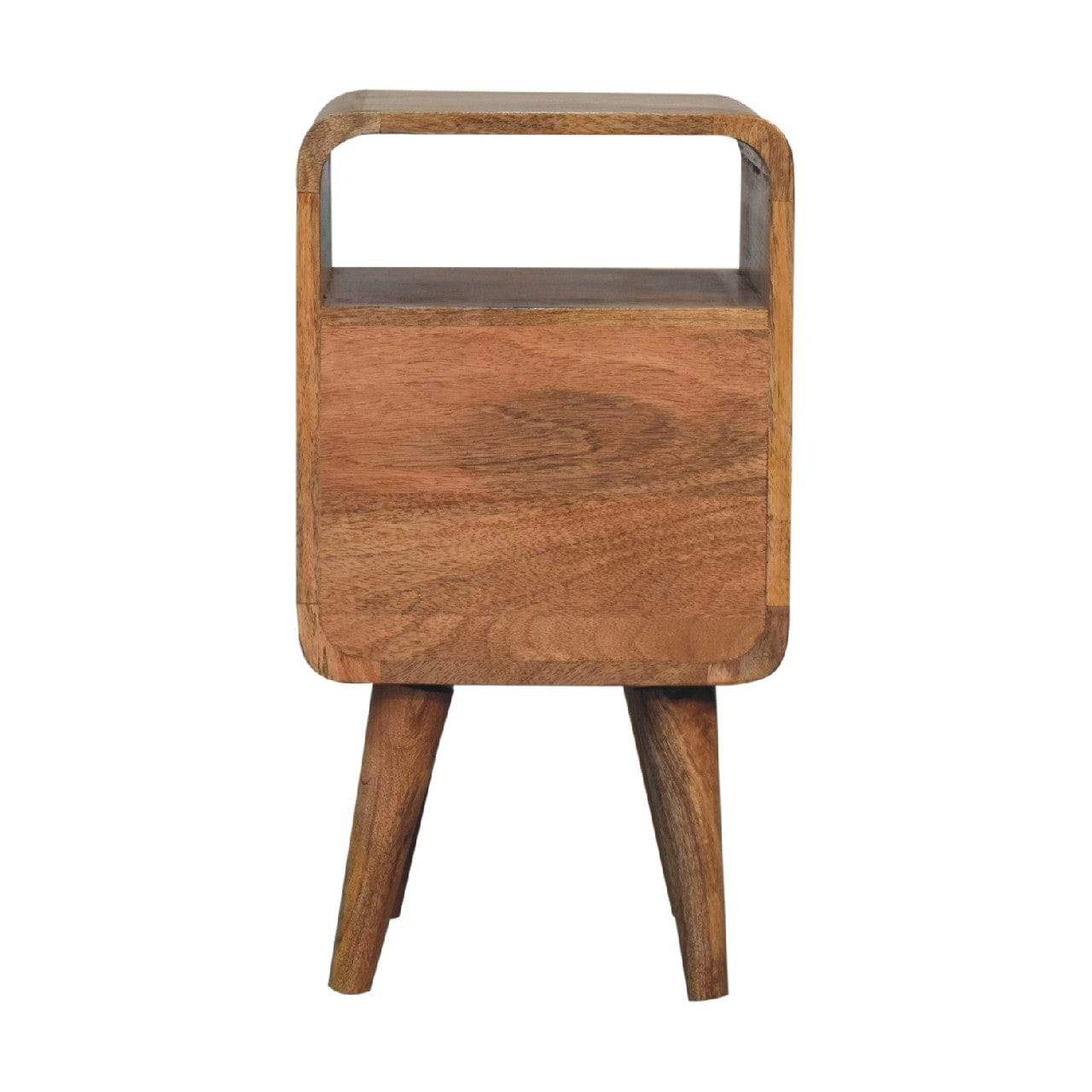 Mini Lille Curved Bedside - Artisan Furniture - Flyclothing LLC