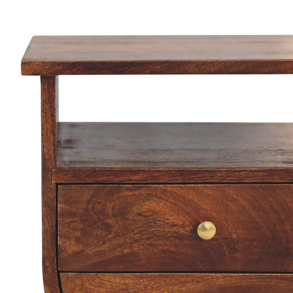 Split Chestnut Bedside - Artisan Furniture - Flyclothing LLC