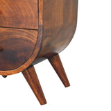 Split Chestnut Bedside - Artisan Furniture - Flyclothing LLC