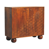 Chestnut Dice Cabinet - Artisan Furniture - Flyclothing LLC