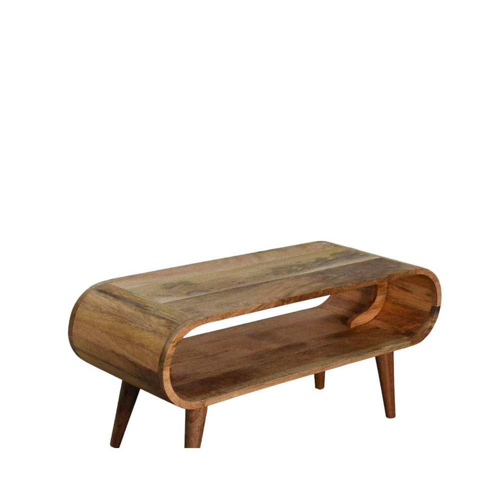 Amaya Nordic Style Oak-ish Coffee Table - Artisan Furniture - Flyclothing LLC