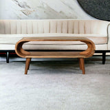 Amaya Nordic Style Oak-ish Coffee Table - Artisan Furniture - Flyclothing LLC