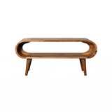 Amaya Nordic Style Oak-ish Coffee Table - Artisan Furniture - Flyclothing LLC