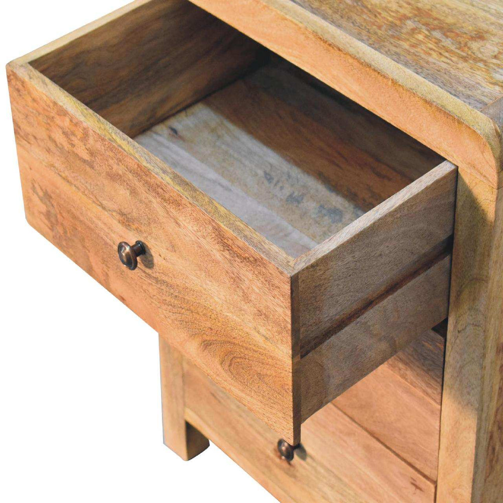 Oak-ish Naya Bedside - Artisan Furniture - Flyclothing LLC