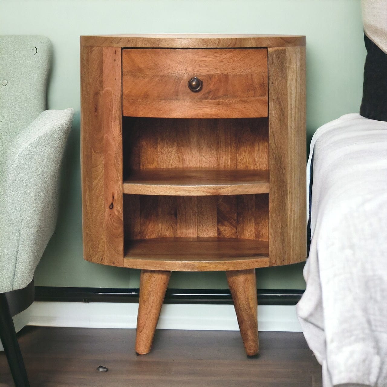 Artisan Cortez Oak-ish Nightstand - Artisan Furniture