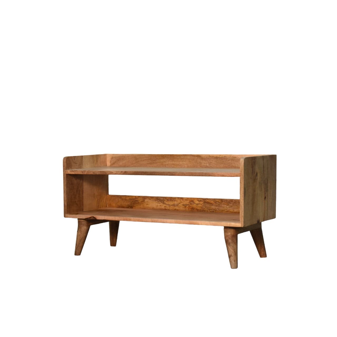 Oak-ish Nordic Storage Bench - Artisan Furniture