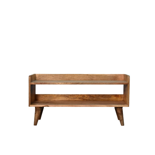 Oak-ish Nordic Storage Bench - Artisan Furniture