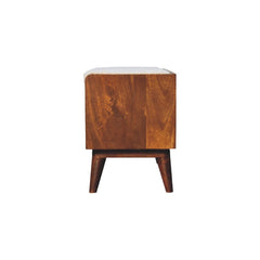 Boucle Nordic Storage Bench - Artisan Furniture