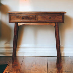 Chestnut Hallway 2 Drawer Console Table - Artisan Furniture