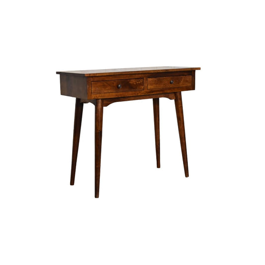 Chestnut Hallway 2 Drawer Console Table - Artisan Furniture