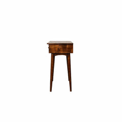 Chestnut Hallway 2 Drawer Console Table - Artisan Furniture