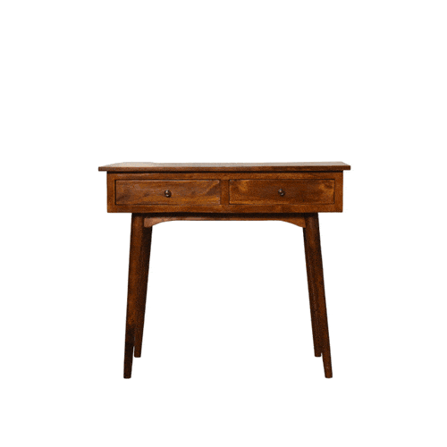 Chestnut Hallway 2 Drawer Console Table - Artisan Furniture
