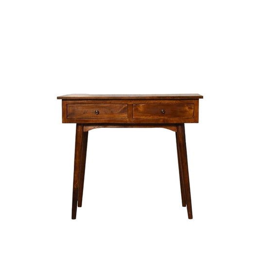 Chestnut Hallway 2 Drawer Console Table - Artisan Furniture