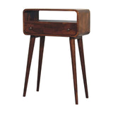 Artisan Chestnut Nordic Style One Drawer & One Open Slot Console Table - Artisan Furniture - Flyclothing LLC