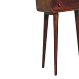 Artisan Chestnut Nordic Style One Drawer & One Open Slot Console Table - Artisan Furniture - Flyclothing LLC