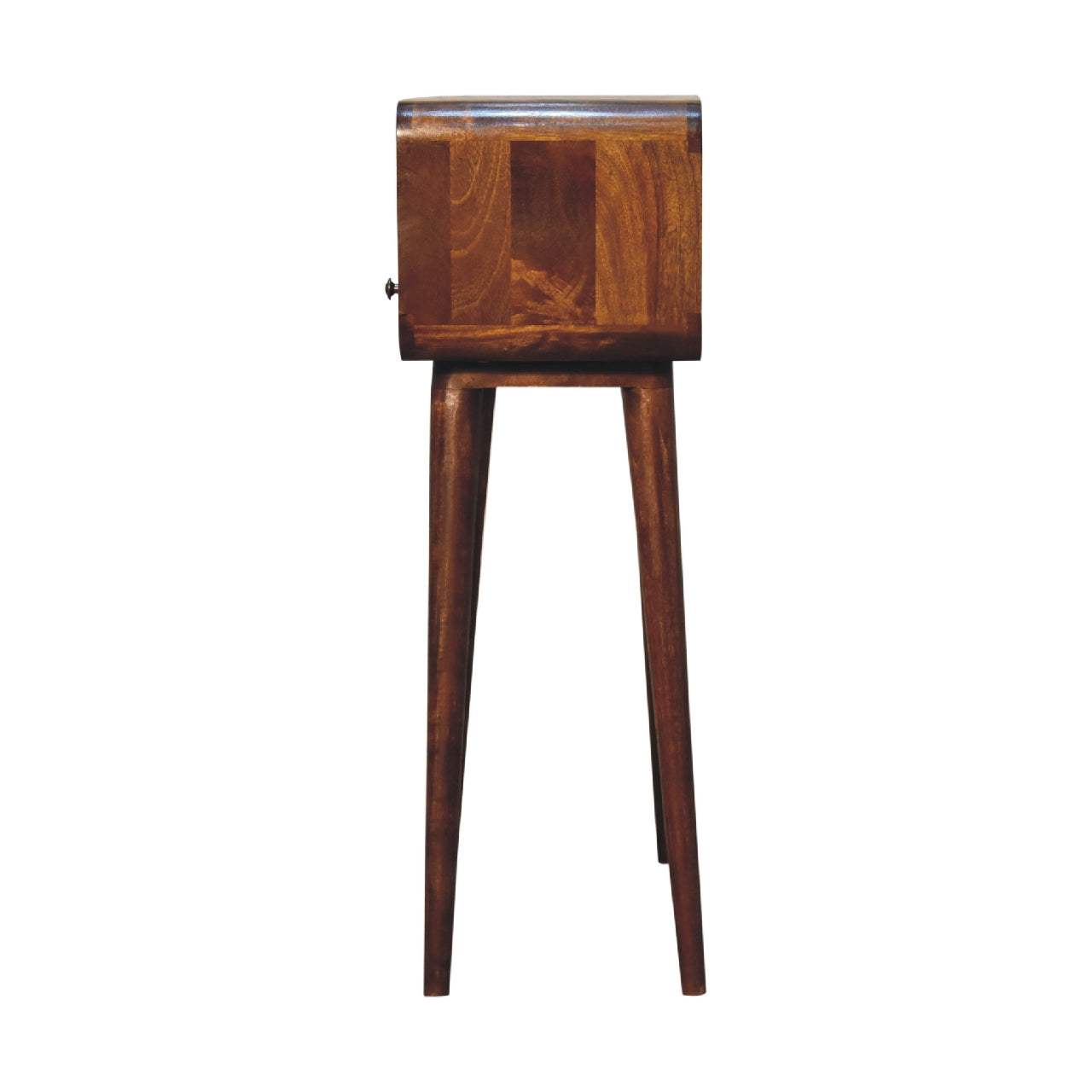 Artisan Chestnut Nordic Style One Drawer & One Open Slot Console Table - Artisan Furniture - Flyclothing LLC