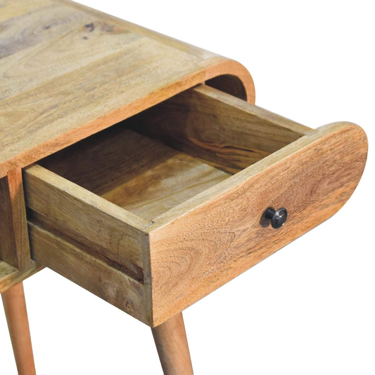 Curved Chestnut Writing Desk - Artisan Furniture - Flyclothing LLC
