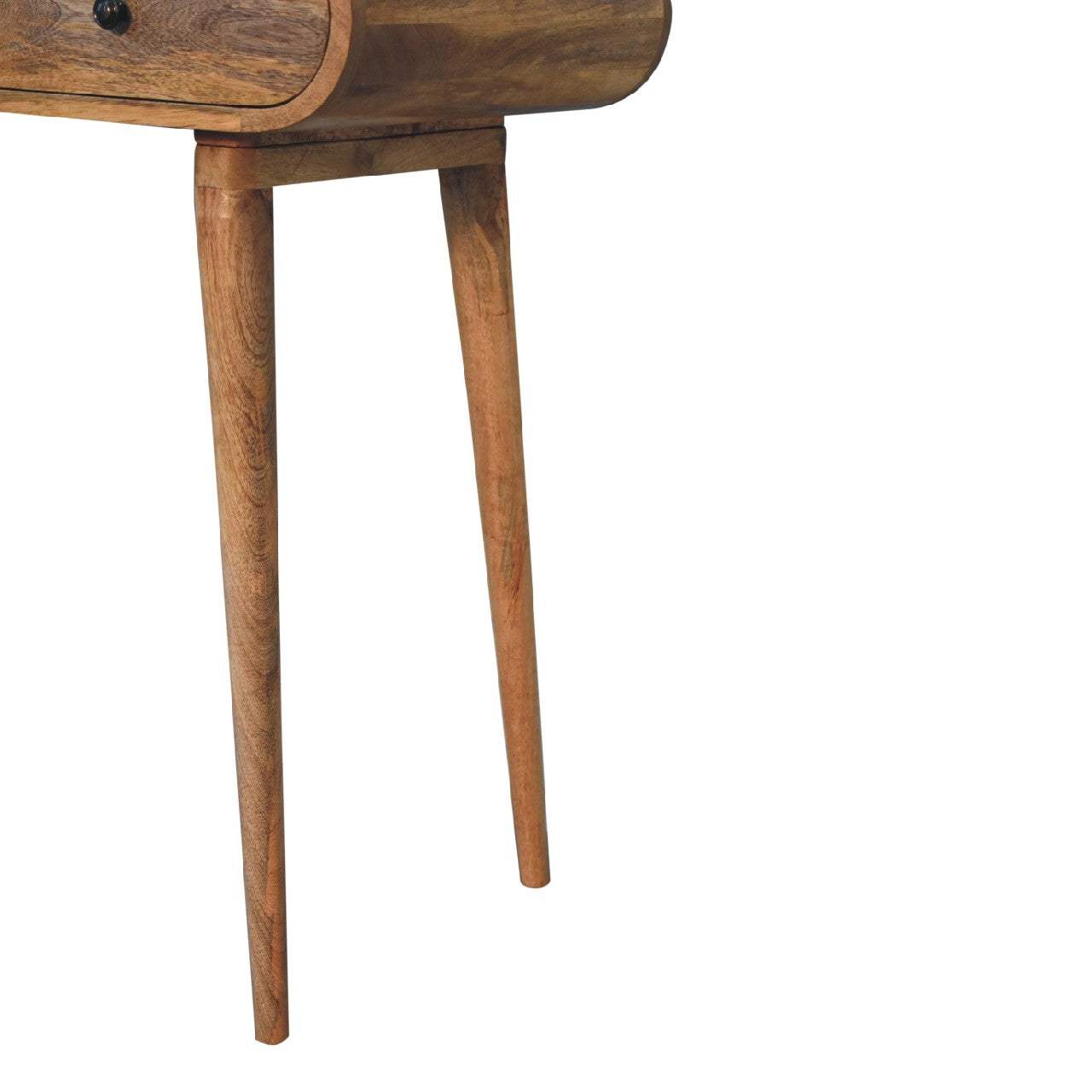 Curved Chestnut Writing Desk - Artisan Furniture - Flyclothing LLC