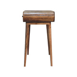 Curved Chestnut Writing Desk - Artisan Furniture - Flyclothing LLC