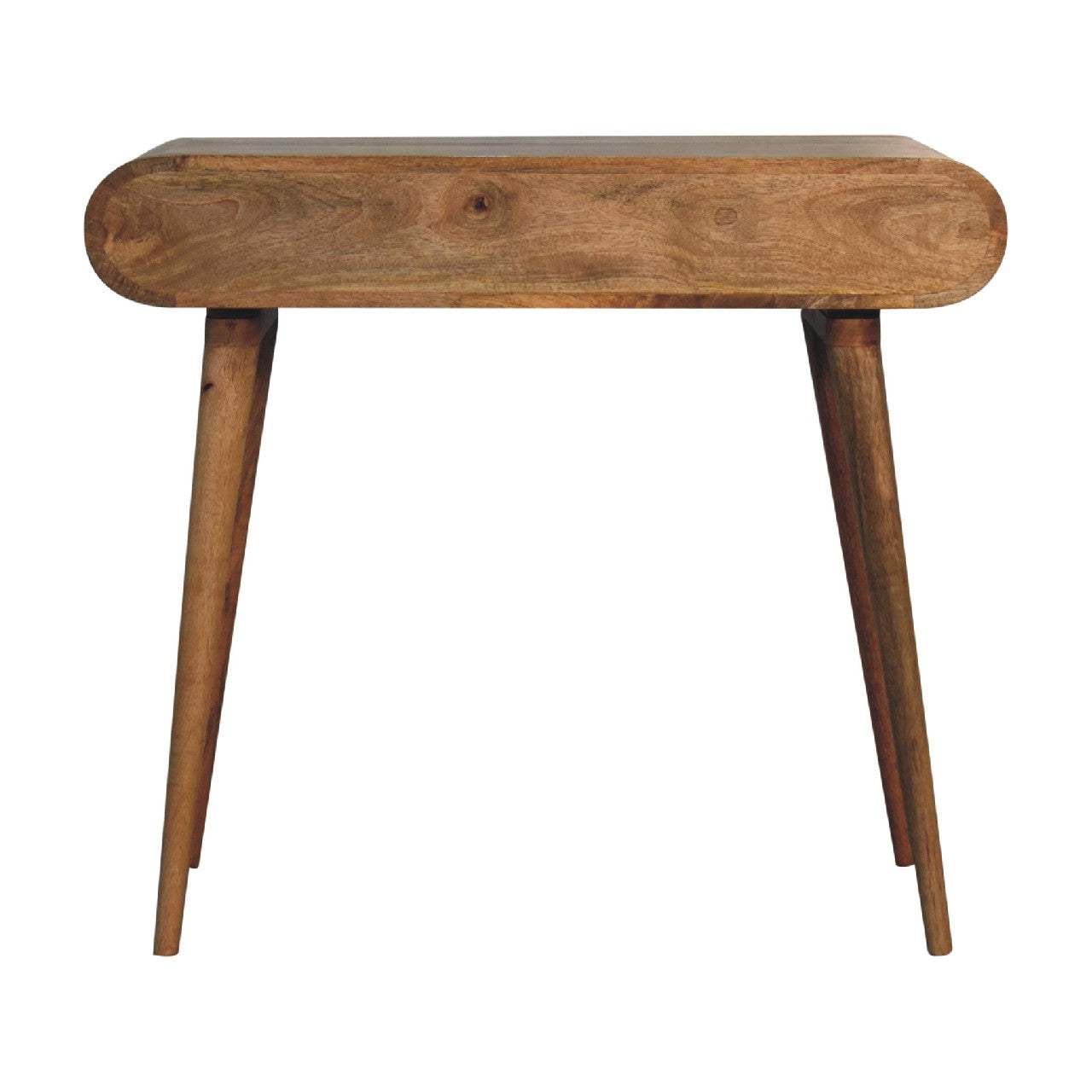 Curved Chestnut Writing Desk - Artisan Furniture - Flyclothing LLC