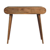 Curved Chestnut Writing Desk - Artisan Furniture - Flyclothing LLC