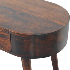 Albion Light Walnut Console Table - Artisan Furniture