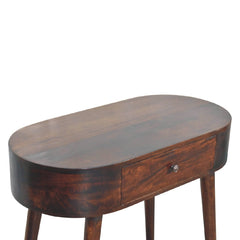 Albion Light Walnut Console Table - Artisan Furniture