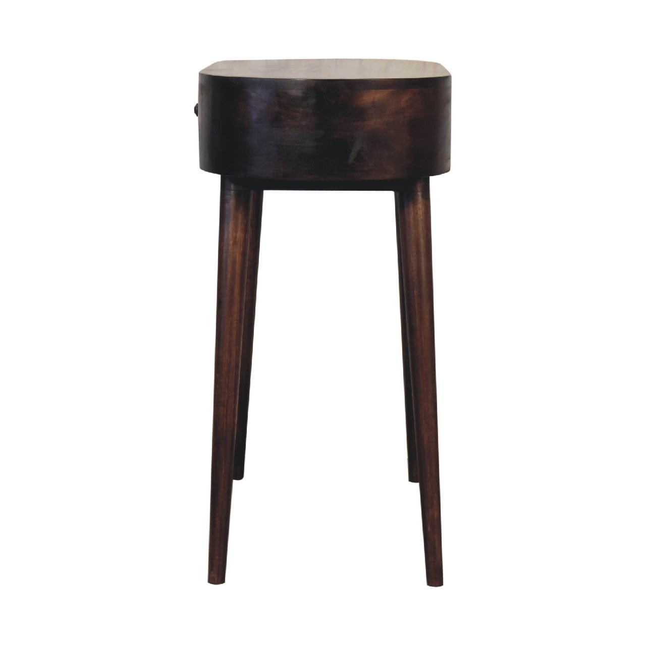 Light Walnut Curved Edge Console Table - Artisan Furniture