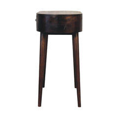 Light Walnut Curved Edge Console Table - Artisan Furniture