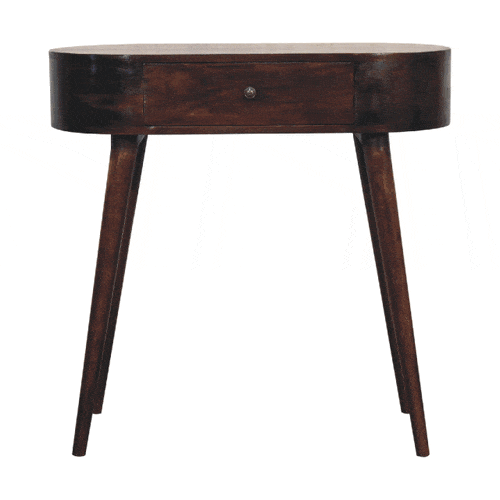 Albion Light Walnut Console Table - Artisan Furniture