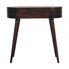 Albion Light Walnut Console Table - Artisan Furniture