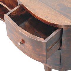 Light Walnut Wave Entertainment Unit - Artisan Furniture