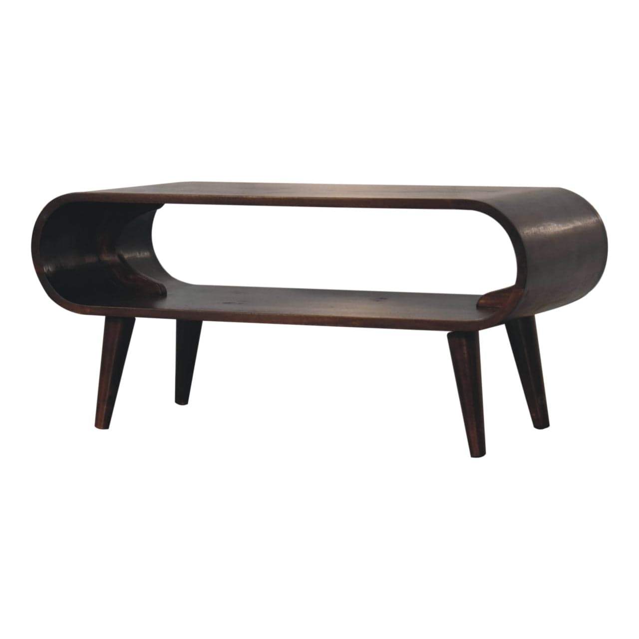 Amaya Light Walnut Coffee Table - Artisan Furniture - Flyclothing LLC
