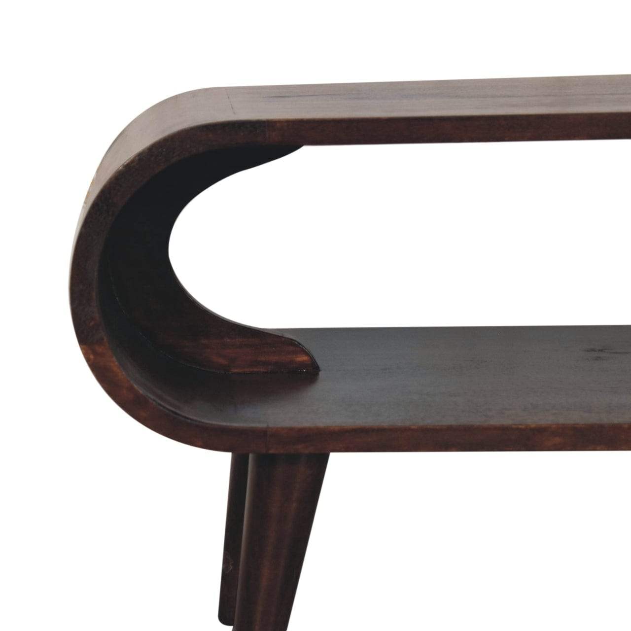 Amaya Light Walnut Coffee Table - Artisan Furniture - Flyclothing LLC
