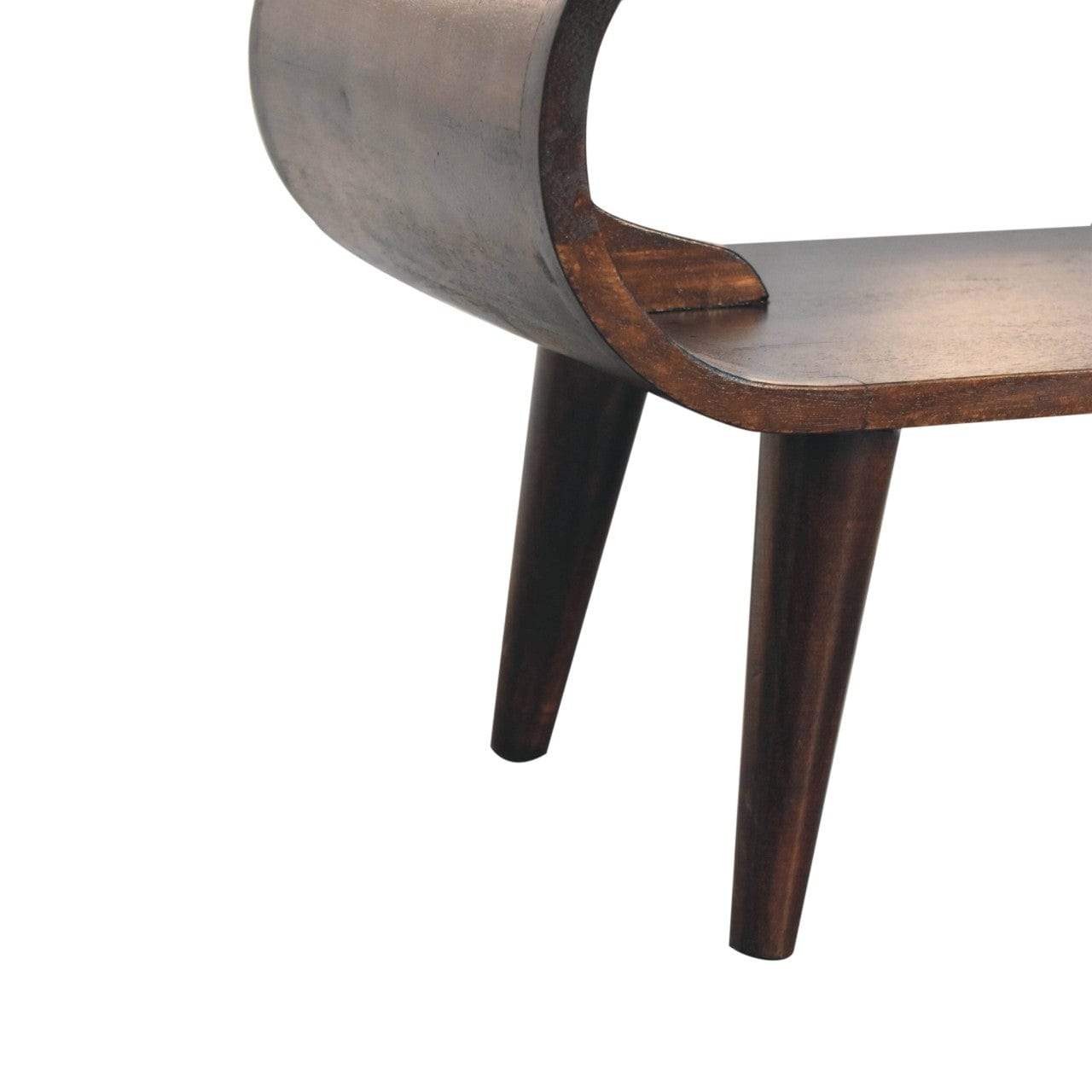 Amaya Light Walnut Coffee Table - Artisan Furniture - Flyclothing LLC