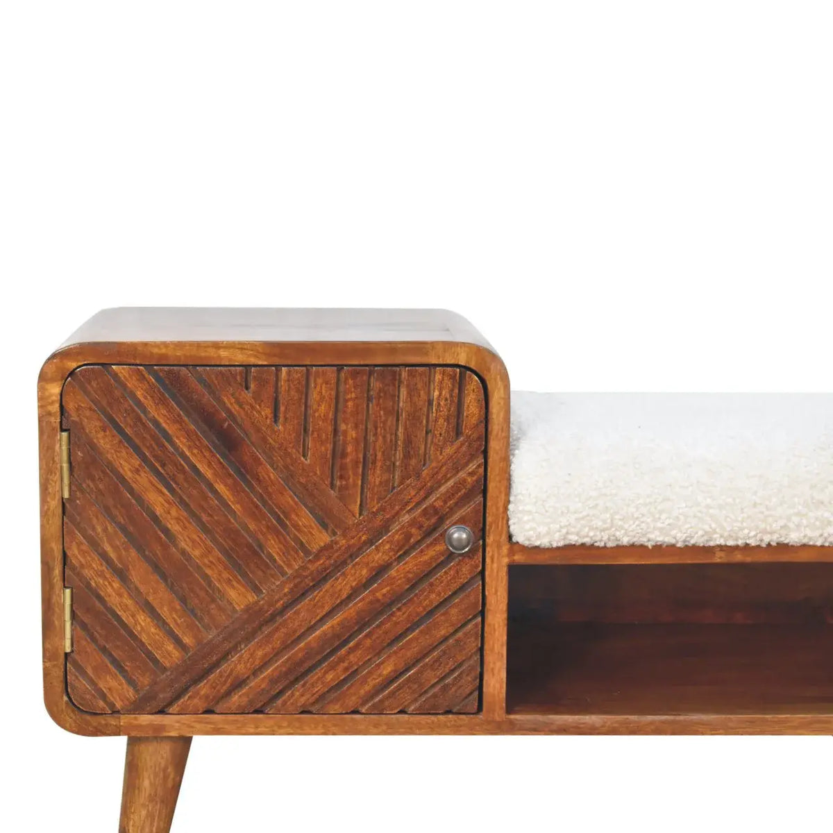Artisan Furniture Boucle Carved Chestnut Telephone Table - Artisan Furniture - Flyclothing LLC