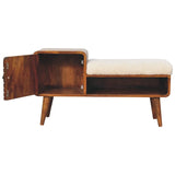 Artisan Furniture Boucle Carved Chestnut Telephone Table - Artisan Furniture - Flyclothing LLC