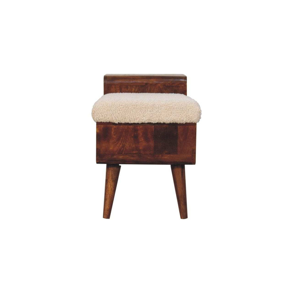 Artisan Furniture Boucle Carved Chestnut Telephone Table - Artisan Furniture - Flyclothing LLC
