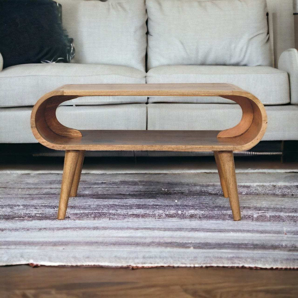 Open Oak-ish Coffee Table - Artisan Furniture - Flyclothing LLC