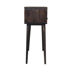 Curved Oak-ish Console Table - Artisan Furniture