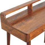 Elevated Chestnut Console Table - Artisan Furniture - Flyclothing LLC