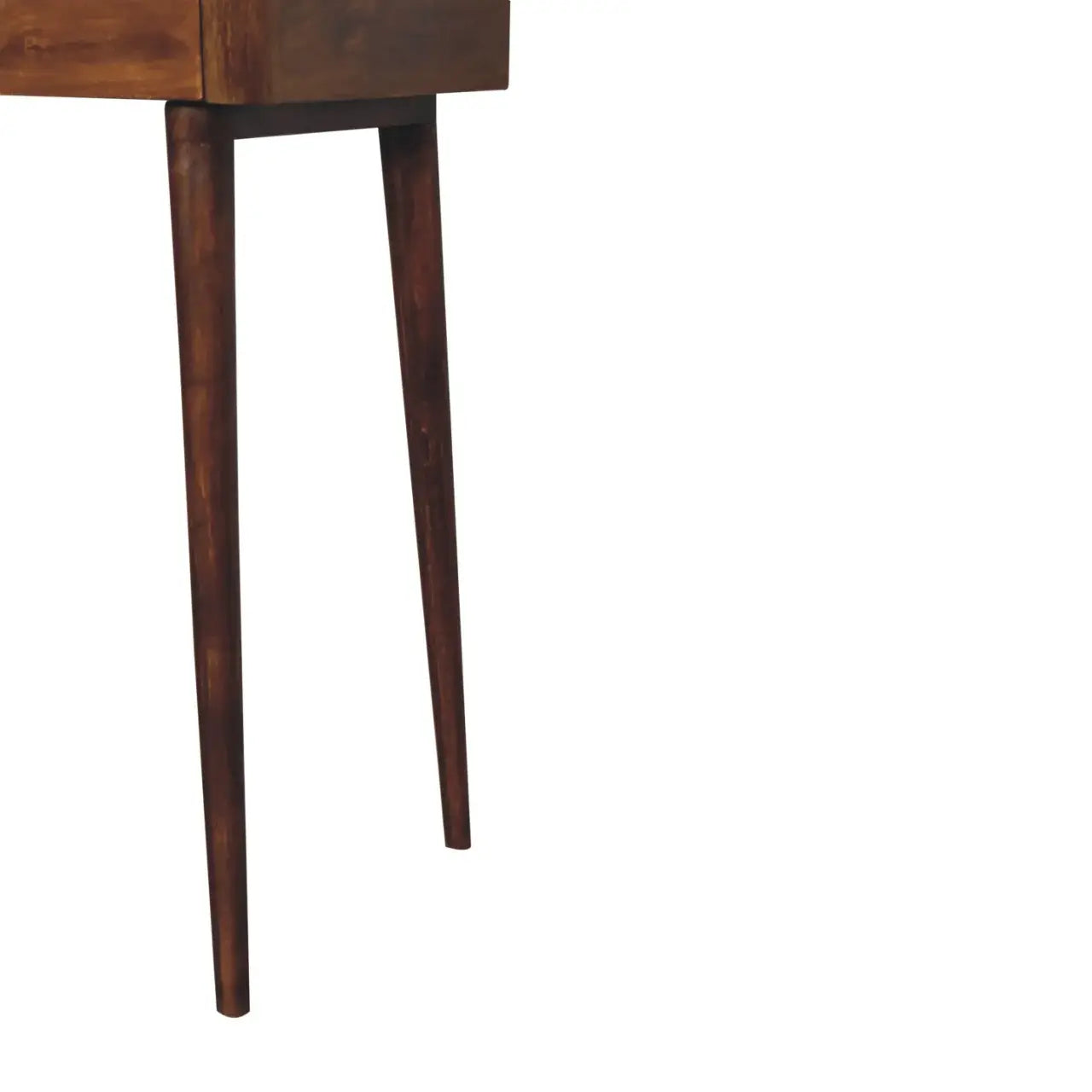 Elevated Chestnut Console Table - Artisan Furniture - Flyclothing LLC