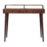 Elevated Chestnut Console Table - Artisan Furniture - Flyclothing LLC
