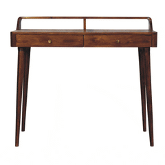 Elevated Chestnut Console Table